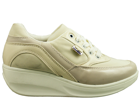 Уникален модел дамски обувки на удобна платформа 216bj